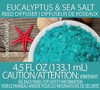 Diffuseur de roseaux ScentSationals - Eucalyptus & Sel Marin AGE: 15+