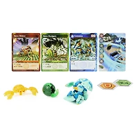Bakugan Evolutions, Colossus with Nano Sludgem and Widow Platinum Power Up Pack, True Metal Bakugan Action Figure, 2 Nanogan, 2 Bakucore, 2 Ability Cards, Kids Toys for Boys, Ages 6 and Up