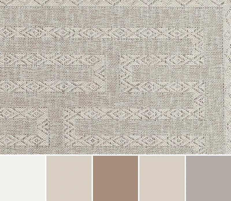 ECARPET Maze Transitional Area Rug for Living Room, Bedroom, Dining Entrance, Hallway and More.