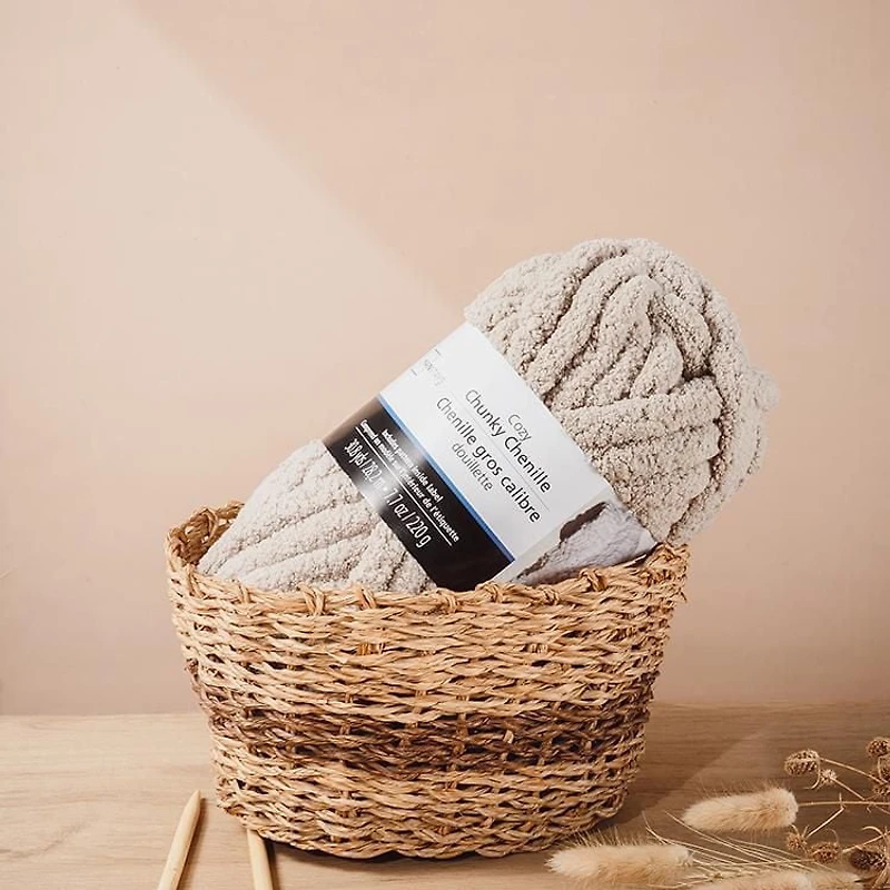 Gros fil de chenille Rose de Mainstays Gros fil de chenille