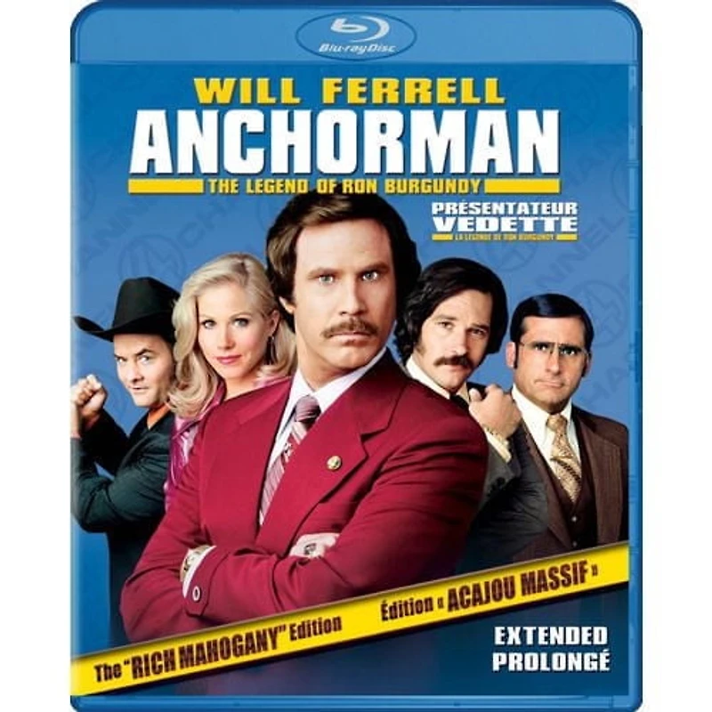 Présentateur Vedette : La Légende De Ron Burgundy - Édition « Acajou Massif » (2 Disques) (Bilingue)