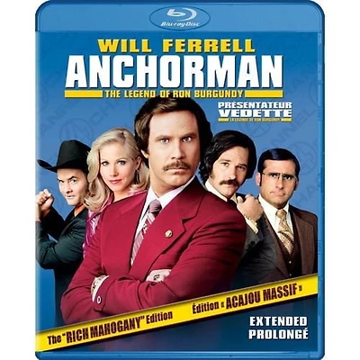 Présentateur Vedette : La Légende De Ron Burgundy - Édition « Acajou Massif » (2 Disques) (Bilingue)