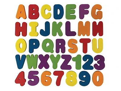 Parent's Choice Foam Letters & Numbers, Includes 36 pieces, Age 2+