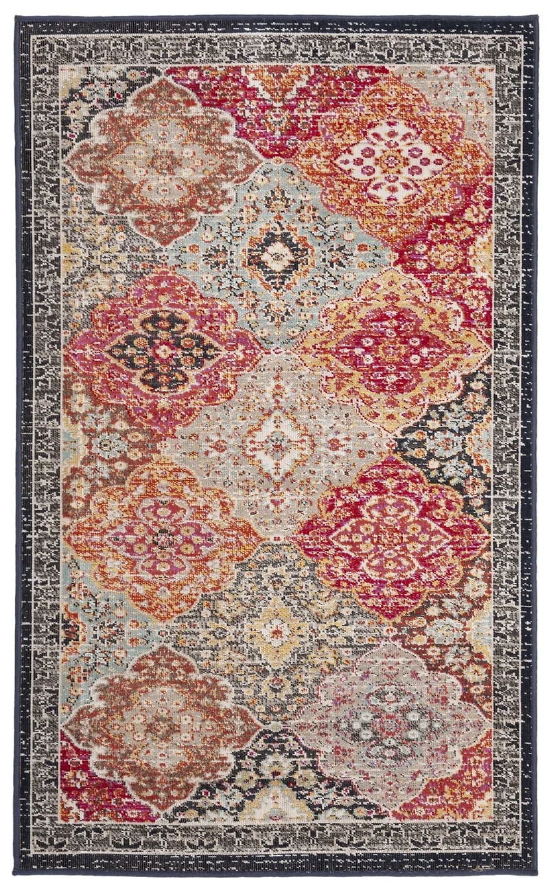 SAFAVIEH Montage Saxon Oriental Indoor/Outdoor Area Rug