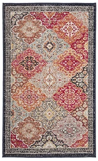SAFAVIEH Montage Saxon Oriental Indoor/Outdoor Area Rug
