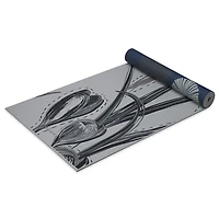 Tapis de Yoga Gaiam 6mm Premium Imprimé Réversible - Subtle Bloom