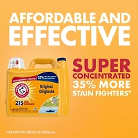 Arm & Hammer Clean Fresh Scent Liquid Laundry Detergent, 215 Loads, 6.36-L