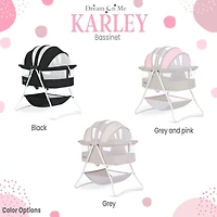 Bassinette Karley Dream On Me Berceau portable/pliable