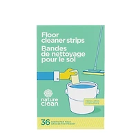 Nature Clean Floor Cleaner Strips - Fresh Lemon Scent, 36 strips