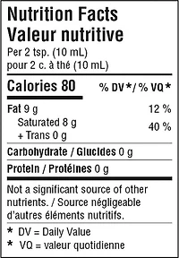 Great ValueTM 100% Virgin Coconut Oil, 425 mL