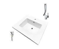 DROP Bath and Kitchen DR091404 Bathroom Vanity Top Set