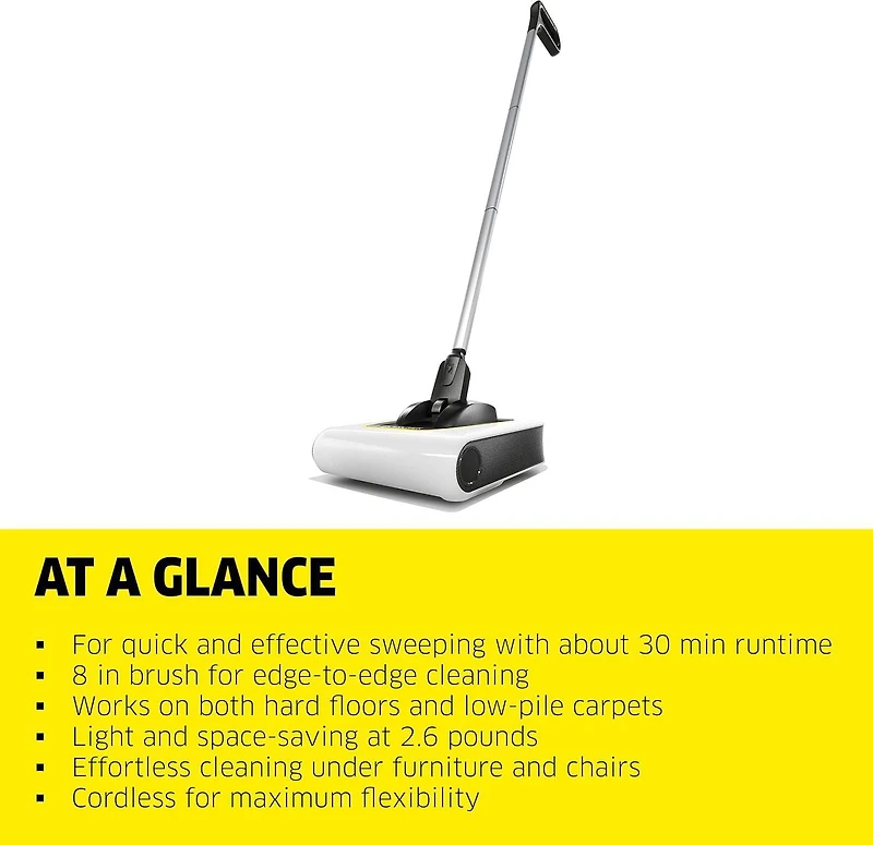 Balai balayeuse électrique multi-surfaces sans fil Karcher KB 5