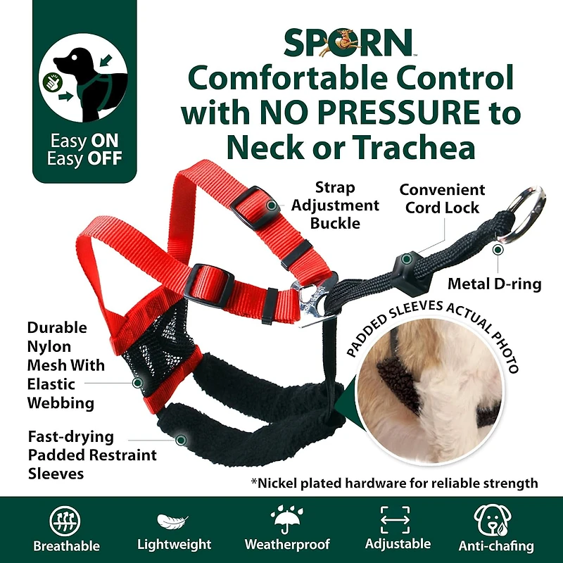 Harnais Pour Chien Sporn De Petite Taille Sans Traction, Harnais Pour Chien En Maille Rouge, Harnais Pour Chien Anti-traction En Nylon Durable, Harnais Pour Chien Respirant Et Facile À Utiliser 1 Petit Harnais