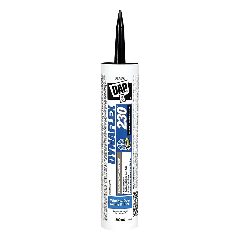 DYNAFLEX 230® Scellant élastomère de première qualité Noir Dynaflex 230, Scellant, Noir, 300 ml