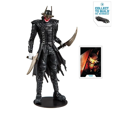 McFarlane Toys - DC Multiverse - Batman Who Laughs Action Figure with Build-A Rebirth Batmobile (Piece 3)