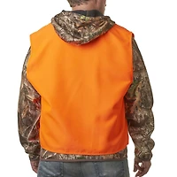 Gilet de couverture orange vif pour hommes Realtree Tailles P/M à 2TG/3TG