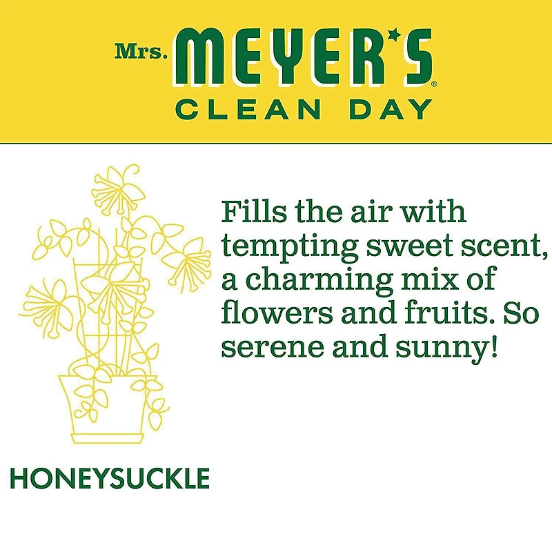 Mrs. Meyer’s Clean Day multi-surface concentré nettoyant tout usage, 946ml, chèvrefeuille