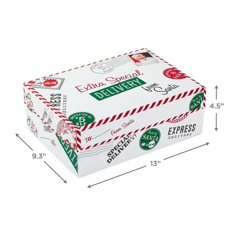 Hallmark Medium Christmas Gift Box with Lid (Special Delivery)
