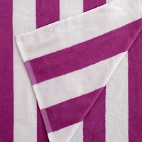 Serviette de plage Mainstays Cabana Stripe, lilas, 1 pièce, 30"x60''