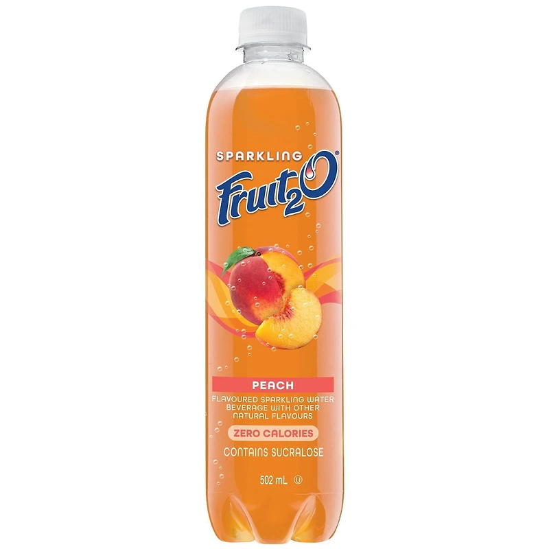FRUIT2O PÉTILLANTE PÊCHE 502 ml