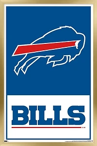 NFL Buffalo Bills - Logo 21 Wall Poster, 14.725" x 22.375" Framed
