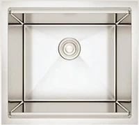 American Imaginations 20-in. W Stainless Steel Kitchen Sink With 1 Bowl And 16 Gauge