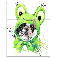 Impression sur toile « French Bulldog Illustration » Design Art
