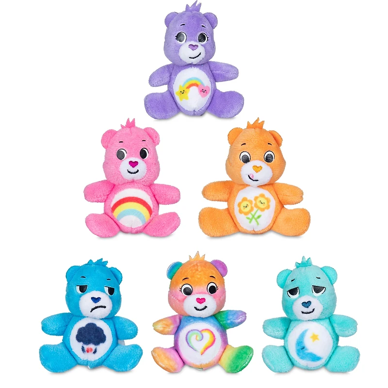 Peluche micro-peluche Care Bears 3 pouces - Cheer Bear