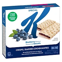 Kellogg's Special K Fruit Crisps Blueberry Flavour, 125 g, 10 Crisps, 2 Per Pouch, 125g, 10 bars