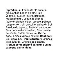 Breton Légumes Bouchées Sachets 6x22g