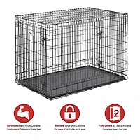 MidWest Ultima Pro Double-Door Folding Dog Crate