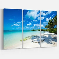 Tableau moderne imprimée sur toile Design Art Plage tropicale