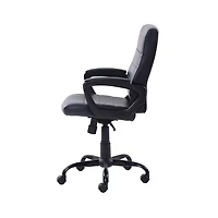 Fauteuil de direction à mi-dossier en cuir reconstitué Mainstays