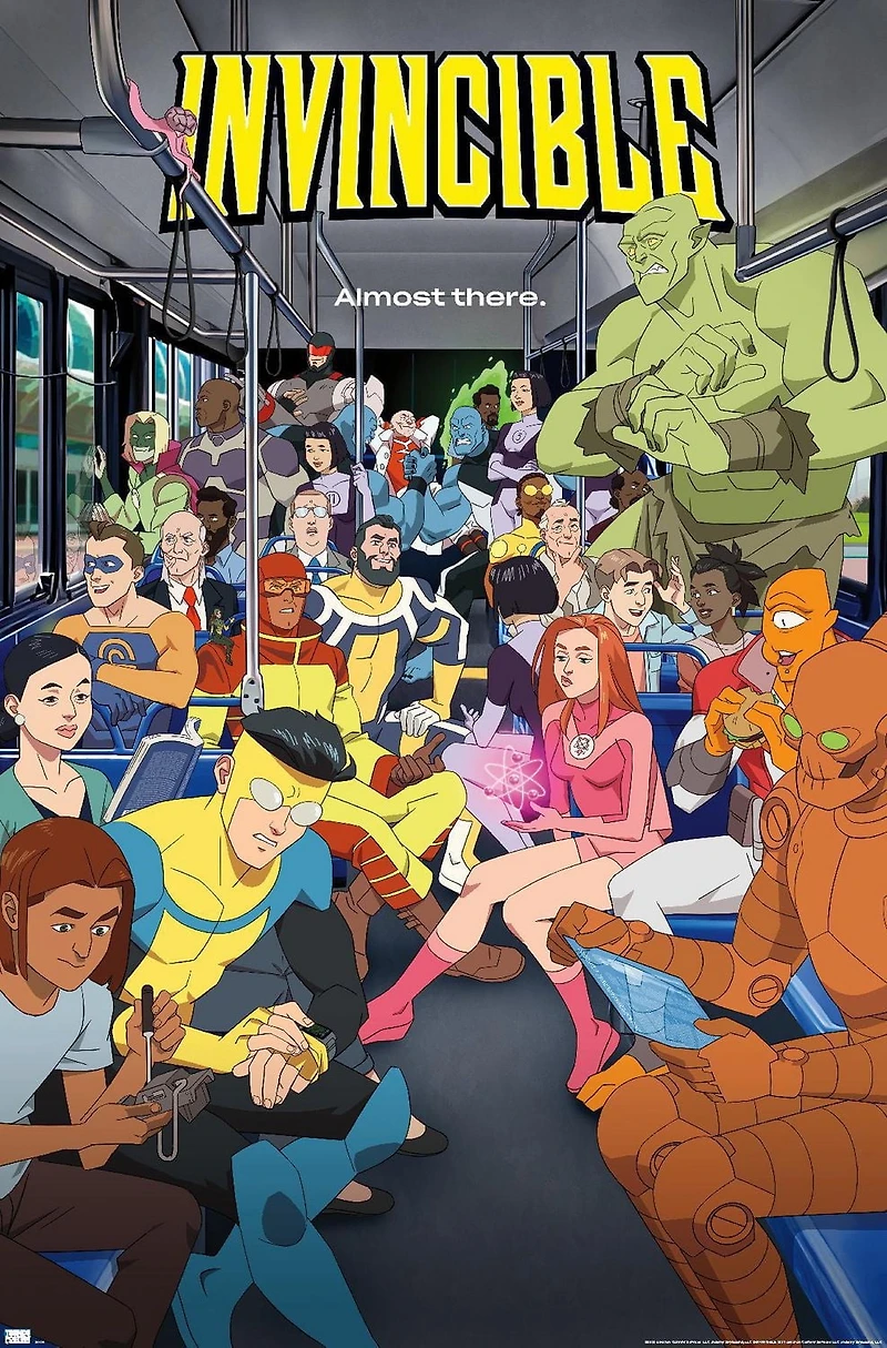 Invincible: Season 2 - Bus One Sheet Wall Poster, 22.375" x 34"