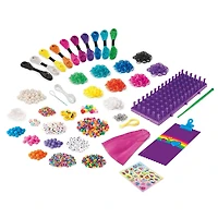 Cra-Z-Art Be Inspired All in One Loom Bead Charm Friendship Bracelet Studio, Beading Craft Kits for Kids