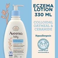 Aveeno Baby Eczema Care Moisturizing Body Cream with Ceramides, Lotion for Dry Skin, Fragrance Free, Paraben Free, Collodial Oat, 330 mL