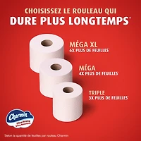 Papier hygiénique Charmin Ultra Résistant, 30 rouleaux triples = 90 rouleaux réguliers, papier hygiénique à 2 épaisseurs 30CT