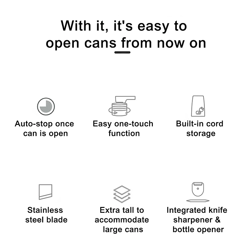 Mainstays Can Opener and Knife Sharpener, Bottle Opener with Removable Cutting Lever,with Stainless steel blade,Black, Mainstays Can Opener and Knife Sharpener, Bottle Opener with Removable Cutting Lever Black