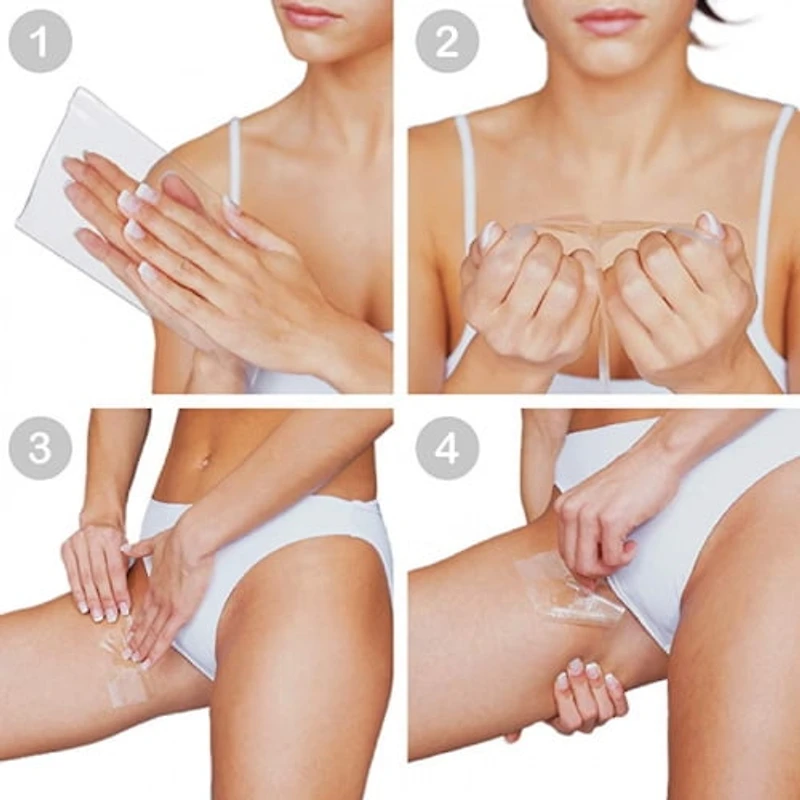 Bandes de cire Parissa pour visage et bikini