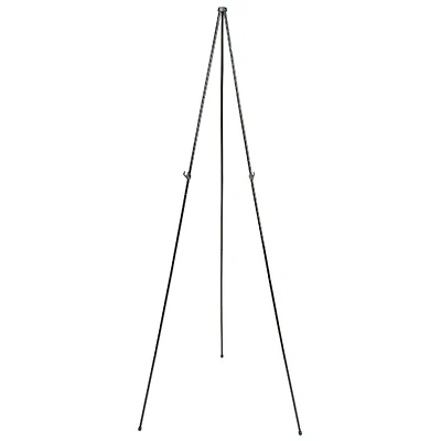 Quartet Full-Size Instant Easel Stand, Black, 63"