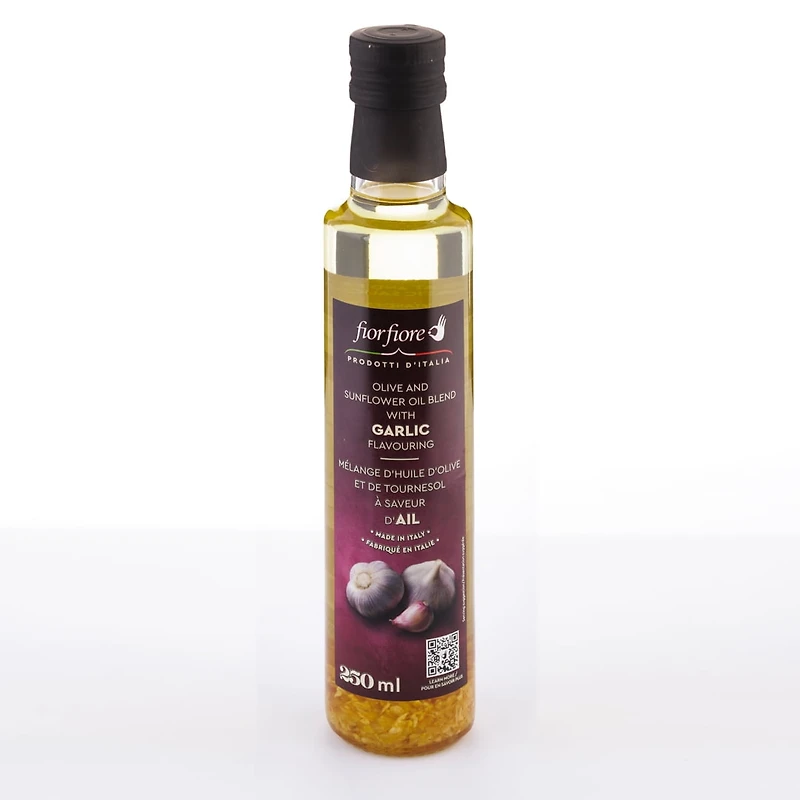 Fiorfiore Blended Extra Virgin Olive Oil Garlic, 250ML