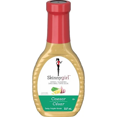 Skinnygirl Caesar Dressing, Fat-Free, Sugar-Free Salad Dressing, 237 mL