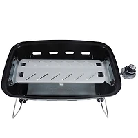 Backyard Grill 17.5” 10,000 BTU Portable Table Top Gas Grill, Black, GBT2014W-C