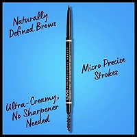 NYX PROFESSIONAL MAKEUP, Micro Brow Pencil, Precise Eyebrow Pencil - TAUPE