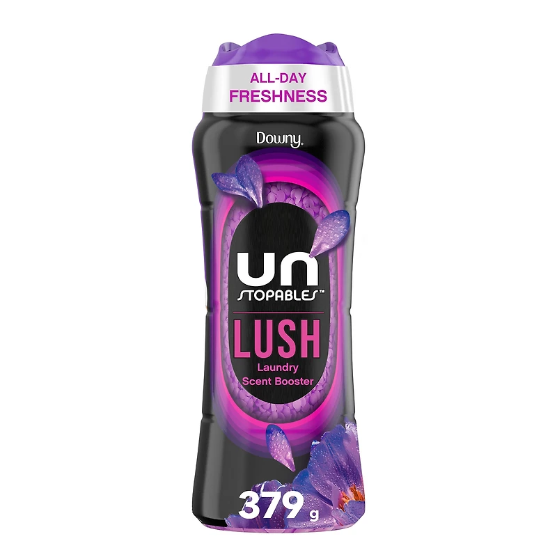 Downy Unstopables In Wash Scent Booster Beads, Lush Scent, Laundry Beads for Odour Protection, Downy Scent Booster Beads, Laundry Scent Boosters, 379G