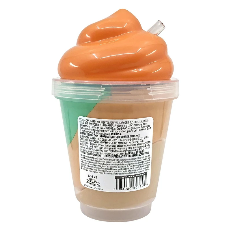 Cra-Z-Slimy Smoothie : Latte Pomme Chai. Slime, Ages 6+.   Un cadeau idéal pour toutes les occasions.