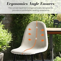 Ensemble de salle à manger gain de place Homy Casa pour 4 personnes, cuisine d'appartement, noir