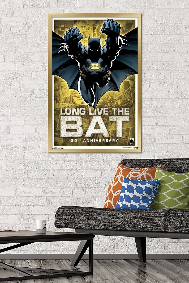 DC Comics - Batman - 80th Anniversary Wall Poster, 22.375" x 34"