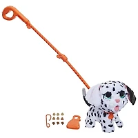 furReal Poopalots Grands pas Dalmatien, peluche interactive avec 9 croquettes et pelle