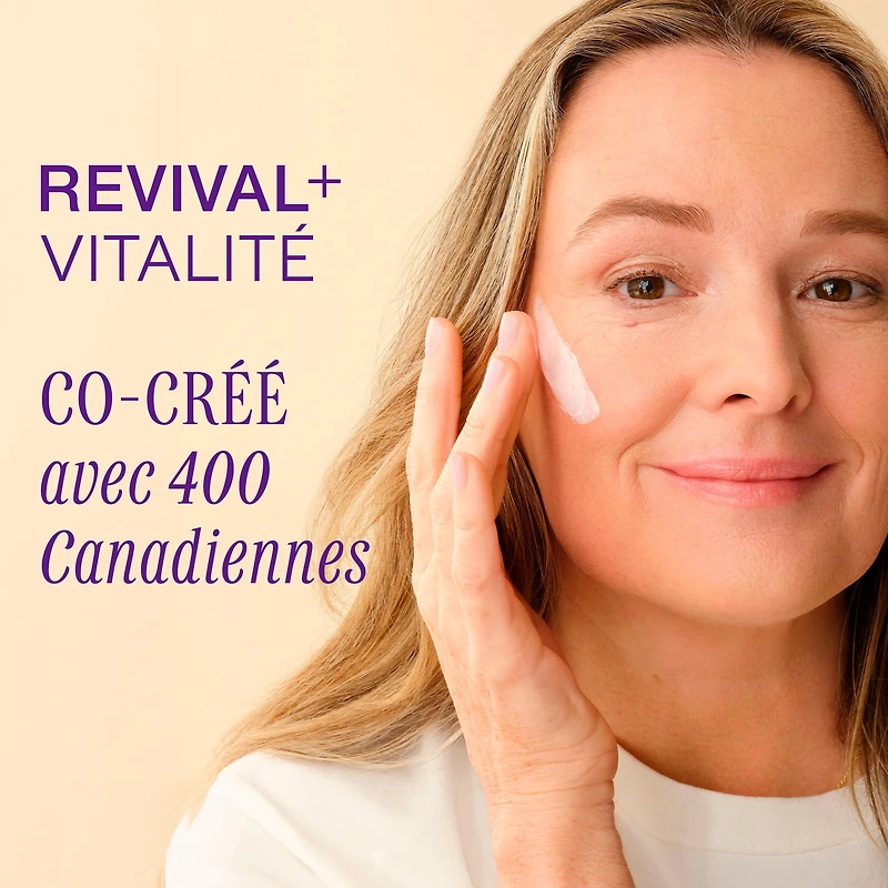 Marcelle Revival+ Vitality Redensifying Day Cream, 50 mL, Day cream hydrates, firms, targets menopause.